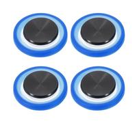 PATIKIL 4 Pcs Mobile Phone Game Joystick, Frosted Spiral Game Control Touch Screen Joystick with Storage Box for Mobile Tablet Smart Phone, Blue