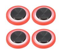 PATIKIL 4 Pcs Mobile Phone Game Joystick, Frosted Spiral Game Control Touch Screen Joystick with Storage Box for Mobile Tablet Smart Phone, Red