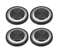 PATIKIL 4 Pcs Mobile Phone Game Joystick, Frosted Spiral Game Control Touch Screen Joystick with Storage Box for Mobile Tablet Smart Phone, Black