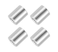 PATIKIL 4 Pcs Stainless Steel Spacers, 6mm ID x 14mm OD x 18mm Height 304 Stainless Steel Bushing Screw Standoff Unthreaded Round Spacer for 1/4"M6 Screws Bolts Nuts