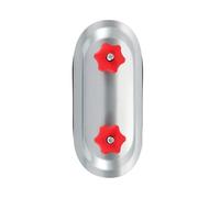 PATIKIL 4" Round Duct Access Door, Duct Maintenance Access Door Galvanized Steel Ducting Cover with Rubber Gasket Adjustable Knobs for HVAC Duct Inspection, Silver