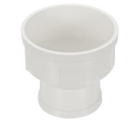 PATIKIL 4" to 3" Duct Reducer, PVC Pipe Increaser Adapter Ducting Airflow Tube Pipe Fitting for DWV (Drain, Waste and Vent) Ventilation Ducting, White