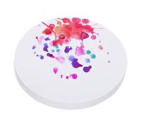 PATIKIL 4" Watercolor Paper Bulk, 20 Sheets Water Color Cotton Paint Paper Cold Press 92lb/250 GSM Round for Art Painting Artists Drawing Supplies