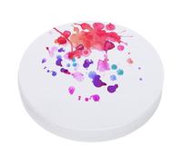 PATIKIL 4" Watercolor Paper Bulk, 50 Sheets Water Color Cotton Paint Paper Cold Press 92lb/250 GSM Round for Art Painting Artists Drawing Supplies