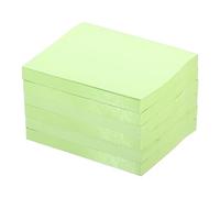 PATIKIL 4 x 3 Inch Sticky Notes, 6 Pack Self-Stick Note Pads Bright Color 100 Sheets/Pad Adhesive Memo Post for Home Office Business, Green