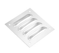 PATIKIL 4 x 4 Inch Vent Cover, Aluminum Alloy Screen Air Grille Ventilation Cover HVAC Louvered Grill for Home Kitchen Bathroom Wall Ceiling