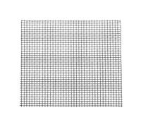 PATIKIL 4 x 4 Inch Wire Mesh, 1 PCS 304 Stainless Steel Woven Air Vent Filter 2mm Hole 0.5mm Wire Dia PVC Coated Mesh Cover Fence Screen Sheets for Cage Garden Window DIY, Black