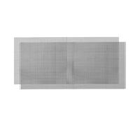 PATIKIL 4 x 8 Inch Wire Mesh, 2 PCS 304 Stainless Steel Woven Air Vent Filter 1mm Hole 0.3mm Wire Dia PVC Coated Mesh Cover Fence Screen Sheets for Cage Garden Window DIY, Black