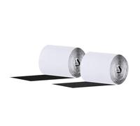 PATIKIL 4" x 9ft Hook and Loop Strips, 1 Set Roll Strong Tape Double Sided Adhesive Sticky Fastener Back Mounting Tape for Home or Office Use, Indoor & Outdoor Use, Black