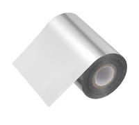 PATIKIL 4" x400Ft Hot Stamping Foil Paper, Heat Transfer Hot Stamping Paper Foil Roll for Leather DIY Logo Decor Craft Gift Package Scrapbook Card, Light Silver