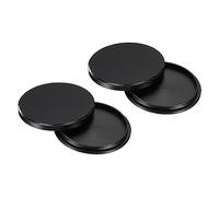 PATIKIL 40.5mm Lens Cap, 2 Pack Camera Lens Cap Cover Universal Front Metal Lens Filter Stacks Cap Protective Case for 40.5mm Camera Circular Polarizing Fader ND Filter, Black