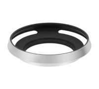 PATIKIL 40.5mm Lens Hood, Universal Metal Thin Hollow Curved Screw-in Vented Lens Hoods for Fujifilm for Nikon for Pentax, Silver