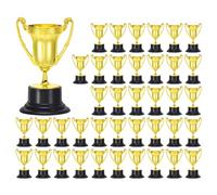 PATIKIL 40 Pack Mini Gold Trophies Award Plastic 3.3 Inch Small Trophy Cups First Place Winner Award Trophies Prize for Sports Soccer Football Tournament Competitions Party Favors