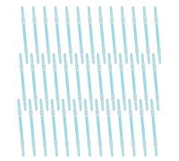 PATIKIL 40 Pcs Loose-Leaf Paper Binding Clamps, Blue Plastic Paper Organizers Notebook Fasteners Reusable Prong Binder Clip for Home Office File Report Chart Documents