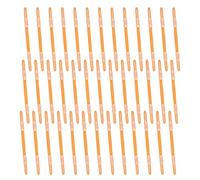 PATIKIL 40 Pcs Loose-Leaf Paper Binding Clamps, Orange Plastic Paper Organizers Notebook Fasteners Reusable Prong Binder Clip for Home Office File Report Chart Documents