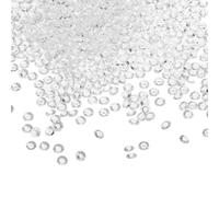 PATIKIL 4000 Pcs Wedding Table Scatter Confetti Crystals 6mm Acrylic Diamonds Vase Fillers Gems for Table Centerpiece Decorations Party Vase Beads, White