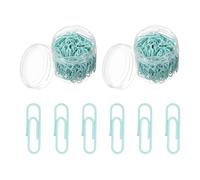 PATIKIL 400pcs Paper Clip, 28mm Paper Clip Cute Metal Clips Rust-Proof Strong Durable Bulk for Office, Green