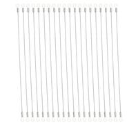 PATIKIL 40cm Cabinet Door Restraint, 20 Pcs Cabinet Hinge Limiter Stainless Steel Flexible Braided Cable for Limiting Chest Cupboard Door Swing Closet Opening Angle