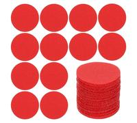 PATIKIL 40Pcs Carpet Spots for Classroom, 2 Inch Small Circle Floor Dots Markers Carpet Spot Markers for Teacher Elementary Preschool Supplies, Red
