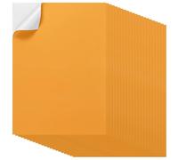 PATIKIL 40Pcs Full Sheet Label Sticker Paper, A4 Shipping Labels Matte Colored Adhesive Printable Sticker Paper for Inkjet Laser Printer Printing, Orange