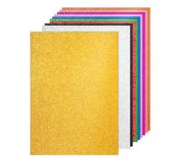 PATIKIL 40Sheets Colorful Glitter Cardstock, 8.3x11.7 in A4 Glitter Paper Card Stock Shiny Scrapbook 250gsm Sparkly Paper Large Shimmer for Crafts Scrapbook DIY Art Wedding Party