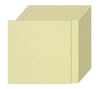 PATIKIL 40Sheets Light Gold Glitter Cardstock Paper, 12 x 12 in 250gsm Square Premium Sparkly Paper Craft Cardstock Paper for Scrapbook Card Making DIY Art Projects Wedding Party