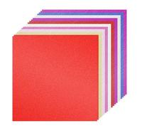 PATIKIL 40Sheets Multicolor Glitter Cardstock Paper, 12 x 12 in 250gsm Square Premium Sparkly Paper Craft Cardstock Paper for Scrapbook Card Making DIY Art Projects Wedding Party