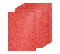 PATIKIL 40Sheets Red Glitter Cardstock, 8.3x11.7 in A4 Glitter Paper Card Stock Shiny Scrapbook 250gsm Sparkly Paper Large Shimmer for Crafts Scrapbook DIY Art Wedding Party