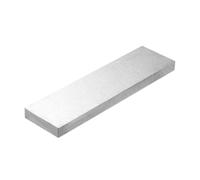 PATIKIL 40x150x10mm Steel Bench Block, Steel Block Metal Bench Block No Holes Matched Hardened Steel Flat 123 Blocks Precision Ground Milling for Jewelry Making Stamping Tool, Rectangle