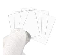 PATIKIL 40x40mm Glass Streak Plate, 6pcs Lab Glass Slides Microscope Glass Slides Optical Optically Clear Glass Slides Smooth Edges High Transparency Transparent Uniform Thickness