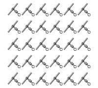 PATIKIL 41Lbs Fishing Swivels, 50 Pack 3-Way T-Shape Brass Swivels Sleeve Fishing Tackle High Strength Cross Line Swivels for Rigs Freshwater Saltwater (10#)