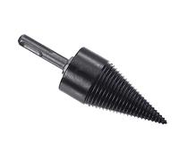 PATIKIL 42mm Firewood Log Splitter Drill Bit, Removable Drill Bits Electric Drills Screw Cone Driver with Round Shaft for Home and Outdoor