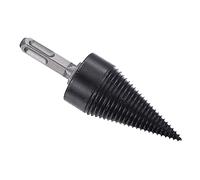 PATIKIL 42mm Firewood Log Splitter Drill Bit, Removable Drill Bits Electric Drills Screw Cone Driver with Square Shank for Home and Outdoor