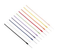 PATIKIL 43cm Wrist Strap Lanyards, 10 Pcs Silicone Long Soft Neck Lanyard Hand Wristlet String Badge Lanyard for Cellphone USB Key Chain Camera, 10 Colors