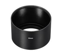 PATIKIL 43mm Lens Hood, Long Focus Frosted Surface Anti-reflective Inside Hood for Camera Lens, Black for Nikon, for Fujifilm, for Pentax, for Leica
