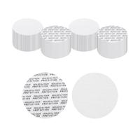 PATIKIL 44mm / 1.73" Foam Lid Liner, 200 Pcs Adhesive Round PS Pressure Sensitive Seals, Cap Liners Resistant Tamper for Plastic Glass Jar Bottle Cap Canning Vials Seals