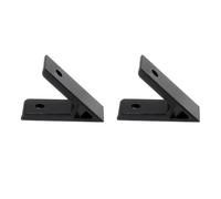 PATIKIL 45 Degree Angle Corner Brackets, 2Pcs 2.36x0.87 Inch Aluminum Extrusion Profile Accessories Corner Brace Joint Connectors for 3030 Series (Black)