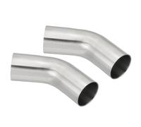 PATIKIL 45 Degree Bend Elbow, 1 3/4inch OD Sanitary Exhaust Pipe Elbow Intercooler Pipe Mandrel Elbow Connector Tube for Welding Brewery Equipment HVAC Stair Handrail, 1 Pcs