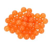 PATIKIL 45 Pcs 10mm Orange Red Aventurine Beads, Round Natural Crystal Gemstone Beads Smooth Stone Beads Jade Loose Beads for Bracelet Necklace Jewelry Making DIY