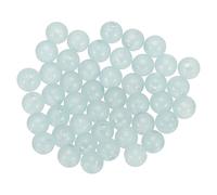 PATIKIL 45 Pcs 4mm Grey Blue Aventurine Beads, Round Natural Crystal Gemstone Beads Smooth Stone Beads Jade Loose Beads for Bracelet Necklace Jewelry Making DIY