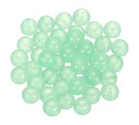 PATIKIL 45 Pcs 8mm Mint Green Aventurine Beads, Round Natural Crystal Gemstone Beads Smooth Stone Beads Jade Loose Beads for Bracelet Necklace Jewelry Making DIY