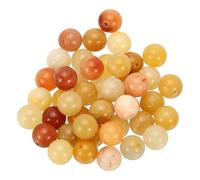 PATIKIL 45 Pcs 8mm Mixed Yellow Aventurine Beads, Round Natural Crystal Gemstone Beads Smooth Stone Beads Jade Loose Beads for Bracelet Necklace Jewelry Making DIY