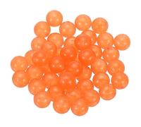 PATIKIL 45 Pcs 8mm Orange Red Aventurine Beads, Round Natural Crystal Gemstone Beads Smooth Stone Beads Jade Loose Beads for Bracelet Necklace Jewelry Making DIY