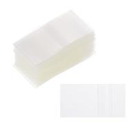 PATIKIL 45x23mm PVC Perforated Shrink Bands, 250Pcs 2 Mil Thick Heat Shrink Seal Wrap Fit for 3/4"-1" Cap Diameter Essential Oil Bottles Jars Cans Tin, Clear