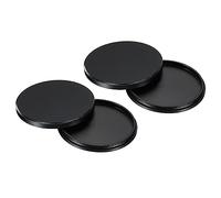 PATIKIL 46mm Lens Cap, 2 Pack Camera Lens Cap Cover Universal Front Metal Lens Filter Stacks Cap Protective Case for 46mm Camera Circular Polarizing Fader ND Filter, Black
