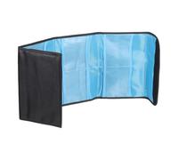 PATIKIL 46mm Lens Filter Case, 1PCS 10 Pockets Camera Filter Carry Bag Nylon Shockproof Camera Filter Lens Protector Pouch for Photography Round Circular Square Filters Storage, Black