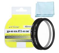 PATIKIL 46mm UV Filter, 2 PCS UV Protection Filter SLIM UV Camera Lens Filter Aluminum Optical Camera Accessory Crystal Clear Pics for 46mm Camera Lens Filter Photography Picture