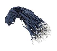 PATIKIL 47cm Lanyards Bulk, 50pcs Badge Lanyard for ID Badges Teacher Lanyards Durable Neck Lanyard with Clip for ID Card Badges Keys Name Tag Wallet Cruise Phone, Navy Blue