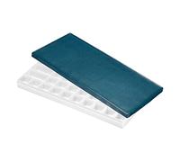 PATIKIL 48 Compartment Paint Palette, Plastic & Rubber, Green & White, 350mm x 160mm x 30mm