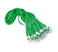 PATIKIL 48cm Lanyards Bulk, 100pcs Teacher Lanyards for ID Badges Keys Badge Lanyard Durable Personalized with Clip for ID Card, Dark Green